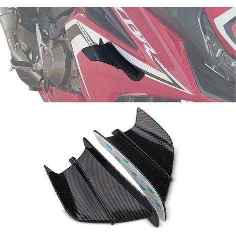 Alettoni laterali di carenaggio universali winglets Zaddox DF1 carbonio