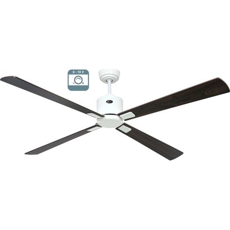 ECO NEO III 152, lichtloser Ventilator mit weißem Gehäuse, - Corpo: Bianco - Colore Pale: Noce e Ciliegio (1/5)