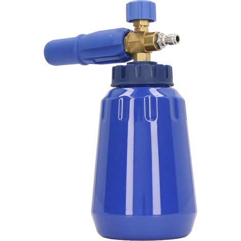 1-Liter-Schaumgenerator (4000 psi), einstellbarer Hochdrucksprüher, Waschkanister mit 1/4-Zoll-NPT-Schnellanschluss, blau (1/5)