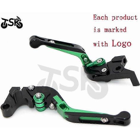 Levier de frein et d'embrayage pliable/extensible CNC avec logo, 20 couleurs, pour Kawasaki Z1000 SX Z1000SX Tourer 2017 (N) (1/5)