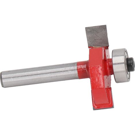 Fraise à moulurer en forme de T pour le travail du bois, queue de 1/4 po, en acier allié au tungstène, pour menuisier, 1/4 x 5/16 (1/5)