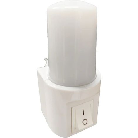 TrAdE Shop Traesio - Luce Notturna A Led 1w Fascio 120° Con Interruttore Luce Calda Fredda Naturale Xgxyd104 - -Bianco Caldo - (1/3)