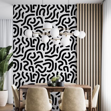 Papier peint - Motif Graphique - 1 LÉ de 60x260 cm - Surface L 60 x H 260 cm (1/4)