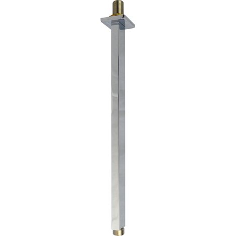 360mm Rectangular Ceiling Shower Arm Chrome (1/2)
