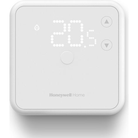 Termostato ambiente Honeywell Home, display a LED di facile lettura ed efficienza energetica, wireless, bianco (1/5)