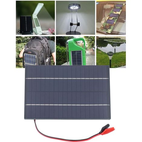 Panneau solaire 4,2 W, panneau en résine époxy solaire + clips, panneau de haute qualité à monter soi-même (1/5)
