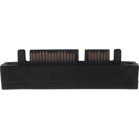 Adaptador de disco duro SAS SFF-8482 de 22 pines a 7 pines + 15 pines con ángulo recto de 90 grados (1/4)