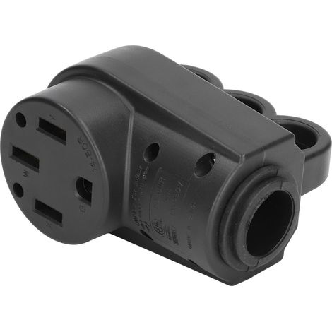 Prise femelle de caravane 50 A 125/250 V, connecteur réceptacle avec poignée, accessoire de remplacement (1/5)