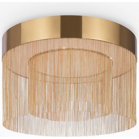 Plafonnier rond doré Imaginary LED 36W Maytoni 55cm (1/5)