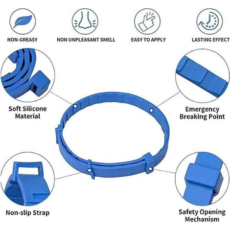 Collier Anti-Puces et Tiques pour Chien et Chat, Réglable Imperméable, Protection Longue Durée pour Animaux de Compagnie