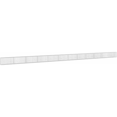 Gabion avec fil de 5 mm et maille de 10x10 cm 1200x30x50 cm vidaXL (1/5)