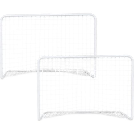 Soccer Goal with Net Steel Frame 182 cm, 2-Pack (1/5)