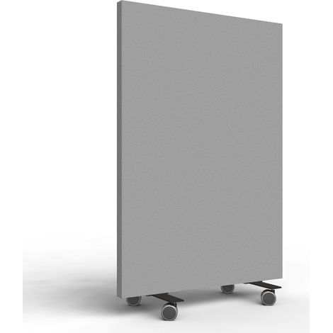 Panneau acoustique SPACIO 120x160cm Pied mobile - Gris clair