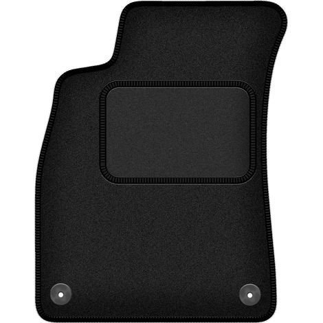 Fahrermatte aus Velours für: Audi A4 B6 Cabrio (2002–2006), schwarz