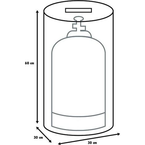Primaster Schutzhülle Gasflaschen 11 kg Abdeckhaube Cover Gasflaschenschutzhülle