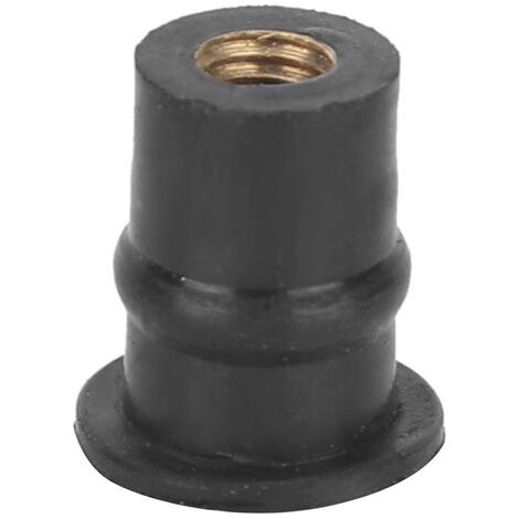Lot de 10 écrous de puits en caoutchouc M5 5 mm – Filetage métrique pas standard – Compatible avec Ducati, Honda, Kawasaki, Suzuki, Yamaha (1/5)