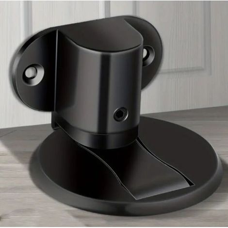 Magnetischer Türstopper, verstellbarer Türstopper ohne Bohren, robuster, großer Türstopper zur Bodenmontage, Türhalter aus Zinklegierung, unsichtbarer Tür- und Wandschutz für Büro und Zuhause - Crezuo