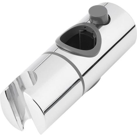 Support de Douche. 24MM à Diamètre Réglable.Chromé + Conception ABS Support Douchette. Installation Simple. Adapté à la Barre de Douche (1/5)