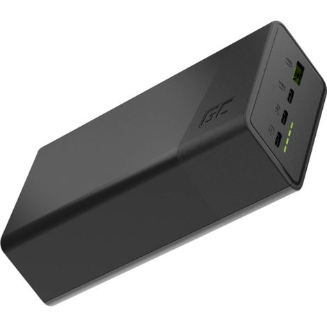 Green Cell GC-PBGC30B Powerbank 30000 mAh Quick Charge, USB PD LiPo USB-C® Schwarz gleichzeitiges La (1/5)