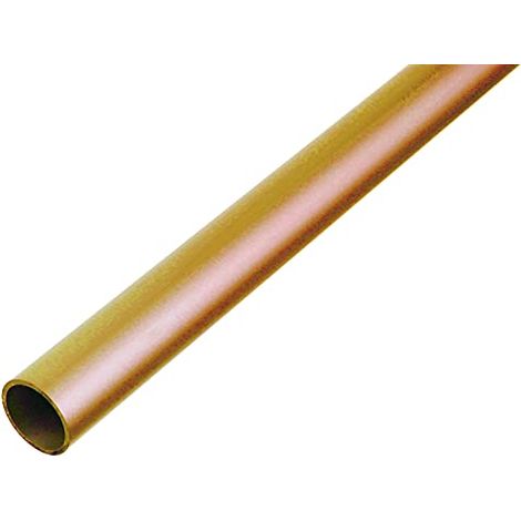 PROFILO TUBOLARE D.6X1000MM OTTONE (1/2)