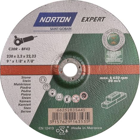Norton disco per pietra 230x3,2x22,23