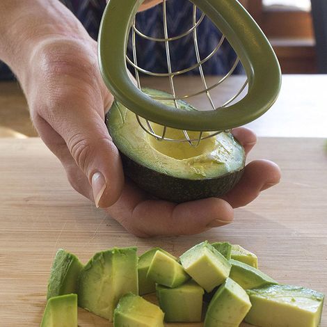 Coupe-avocat en acier inoxydable, outil de cuisine pour séparer et trancher les fruits (1/5)