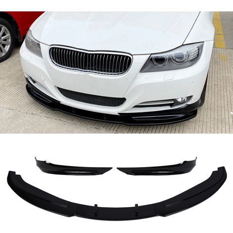 5-teiliges Frontstoßstangen-Set, Frontlippe, Spoiler und Splitter für BMW 3er E90 E91 LCI 2007-2012 (ZST-402+ZST-407) Glanzschwarz (Übergröße) (Zusätzliches Gewicht) (1/5)