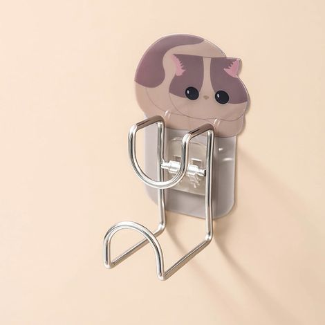 Support Pour Serviettes - Sans Perçage - Adhésif Fort - Pour Carrelage Verre Miroir Acier Inoxydable - 12,4 x 6 x 5,3 cm - 1 Pièce (1/3)