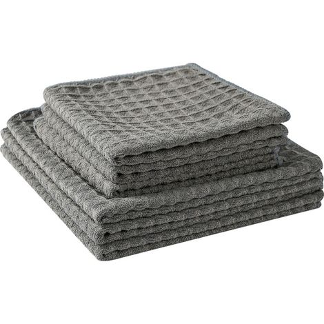 Chiffon microfibre barista, nettoyage machine café buse vapeur comptoir gris foncé (1/5)