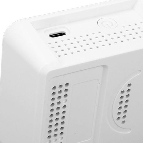 Détecteur de qualité d'air 9-en-1 CO2, modèle 2co9, avec batterie intégrée, moniteur portable pour maison et bureau, capteur précis, écran LED, mesure température et humidité. (1/5)