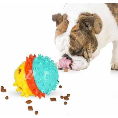 Interaktives Puzzle-Hundespielzeug: Quietschspielzeug, Melkball, Futterspender, Intelligenztraining