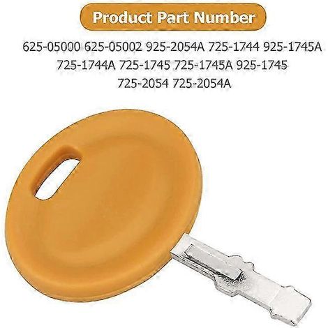 Clés de démarrage pour tondeuse à gazon Cub Cadet XT1 (remplace 925-1745A), paquet de 5