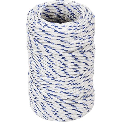 Corde de bateau, Corde de Chanvre, pour la Décoration, le Bricolage, le Jardinage Blanc 2 mm 50 m Polypropylène OIB3631E (1/5)