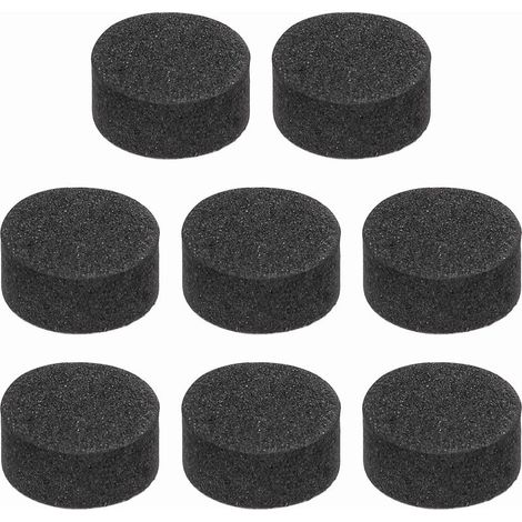 Lautsprecher-Isolationspads für einseitige Lautsprecher, 10 mm x 5 mm rutschfeste Schaumstoffbasis, stoßdämpfende Pads für Verstärkerfüße, Schwarz (1/5)