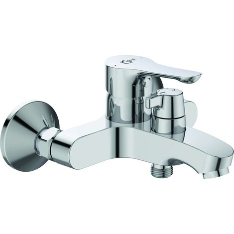 Ideal Standard Alpha - Miscelatore a parete per vasca da bagno, con deviatore in ceramica, cromo BC489AA (1/3)