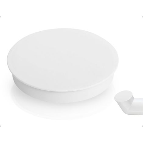 Couvercle de tube de ventilation, capuchon de protection en PVC, bouchon de tuyau, couvercle de tuyau, embout, utilisé pour les ménages industriels (blanc, 110 mm) (1/5)