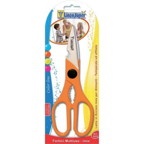 Forbice cucina multiuso super de luca acciaio/plt cm 22-8,5 (6 pezzi) Deluca (1/2)
