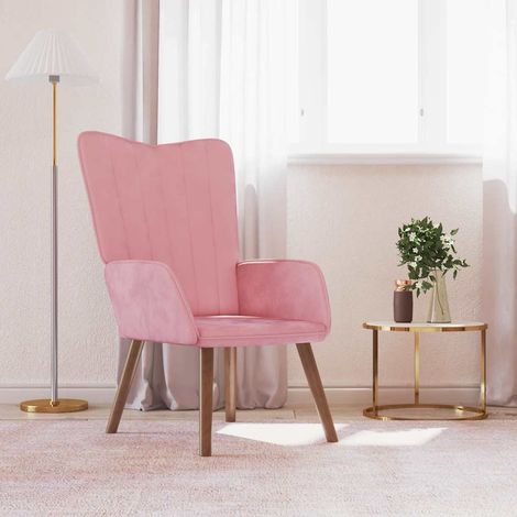 Relaxsessel Rosa Samt vidaXL (1/5)