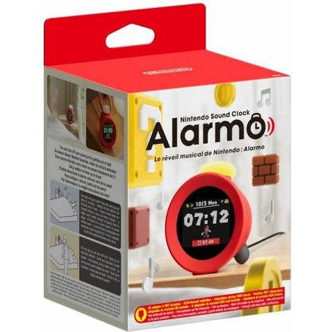 Nintendo Alarmo Interaktiver Musikwecker Rot Kompakt