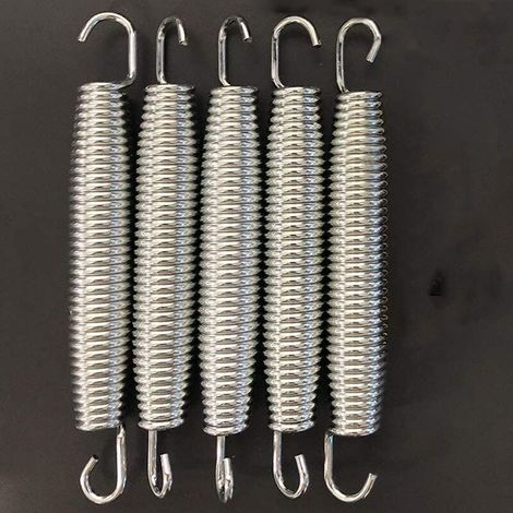 Lot de 5 Ressorts de Trampoline 165mm - Pièces de Rechange Universelles pour Jardin et Extérieur (1/5)