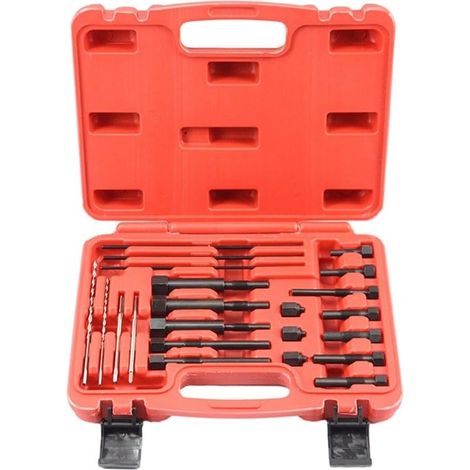 22-teiliges Vorwärm-Lichtbogen-Absaugadapter-Set (M8 x 1,0, M10 x 1,0, M10 x 1,25) (1/2)