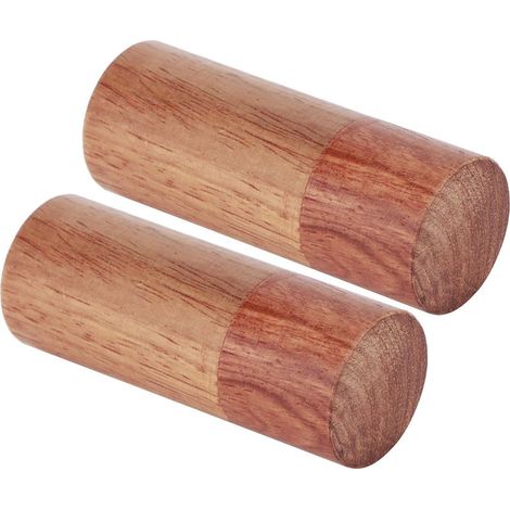 Set aus 10 zylindrischen Holzkästchen für ätherische Öle, Aufbewahrungsflaschen und Transportbehälter (Außendurchmesser: 2,5 cm). (1/5)