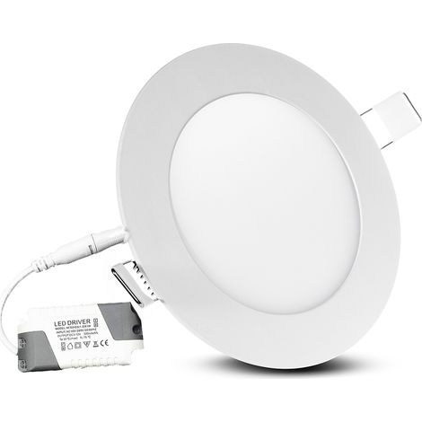 Pannello Led Soffitto 12W Faretto Incasso Ultra Slim Interno Luce Calda (1/5)