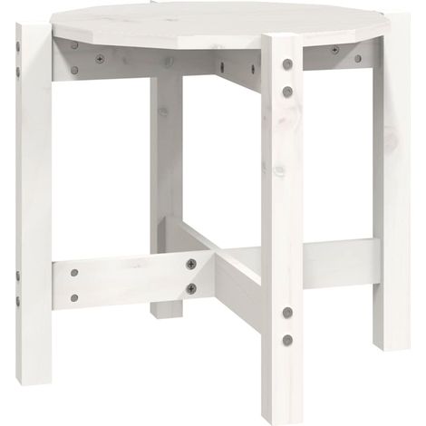Maison Exclusive - Mesa de centro de madera maciza de pino blanco (1/5)