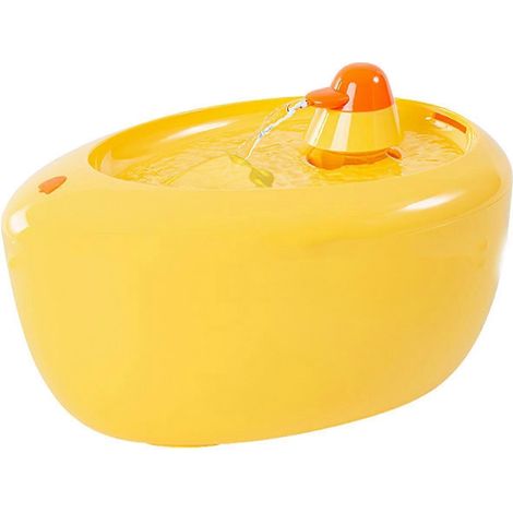 Fontaine à eau pour chat avec système de filtration à recirculation créatif et grande capacité, système de filtration multiple, accessoire portable pour animaux de compagnie (1/5)