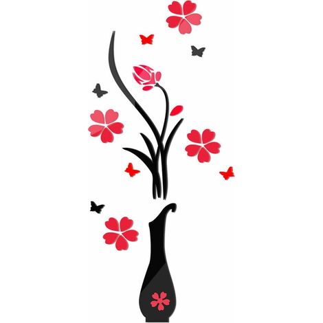 Stickers muraux vases à faire soi-même pour la décoration intérieure (1/5)