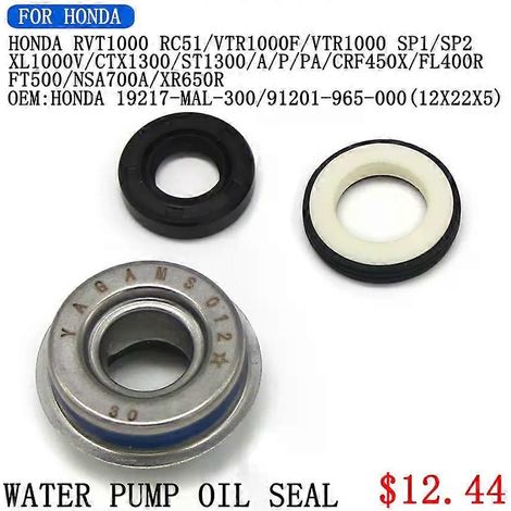 Wasserpumpendichtungen für Honda 19217-MAL-300 91201-965-000 NSA700A RVT1000 VTR1000F Superhawk VTR1000 XL1000V CTX1300 CRF450X FT500 (1/5)