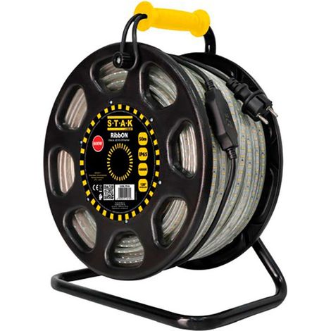 Ribbon 50m : Bandeau LED IP65, 65 000 lumens. Avec enrouleur STAK - VELAMP - ST950