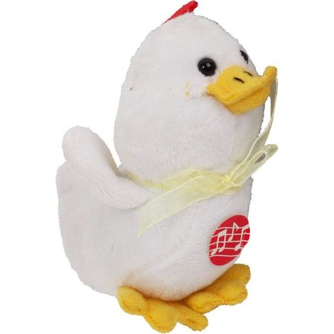 Gallina bianca, mascotte pasquale, con carillon (1/3)