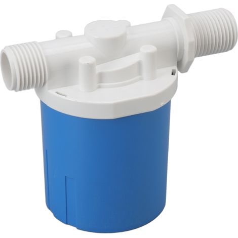 Kompaktes, wasserdichtes, automatisches Schwimmerventil aus Kunststoff für Wassertanks, integrierter seitlicher Einlass G1/2 (1/5)